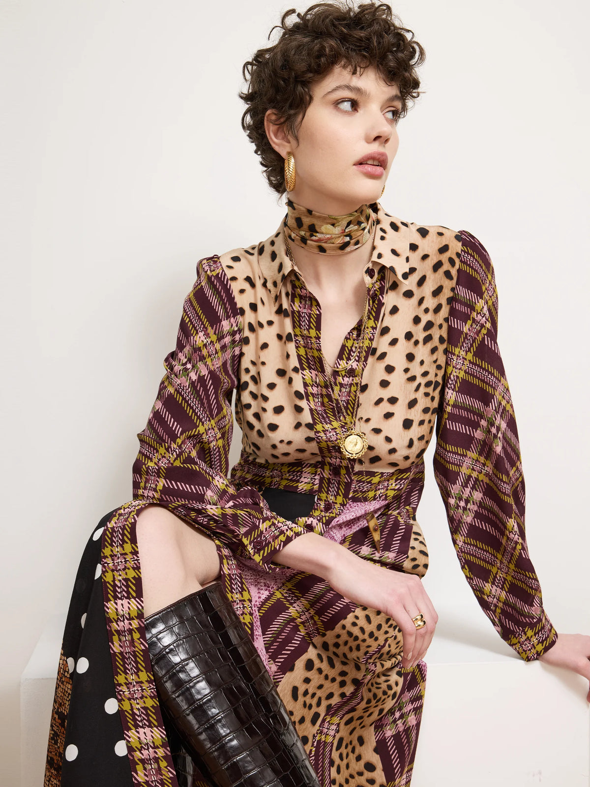 Hayley Menzies Edie shirt dress Multi