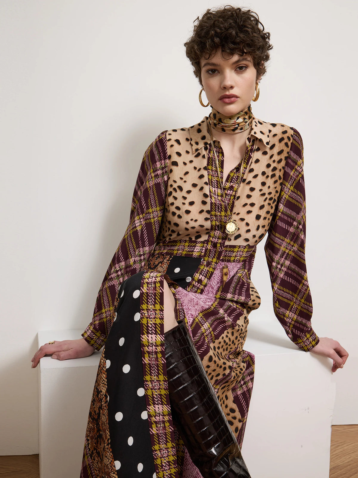 Hayley Menzies Edie shirt dress Multi