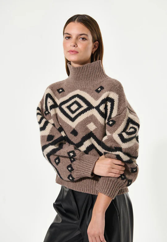 Dea Kudibal Nadine Fair Isle Camel