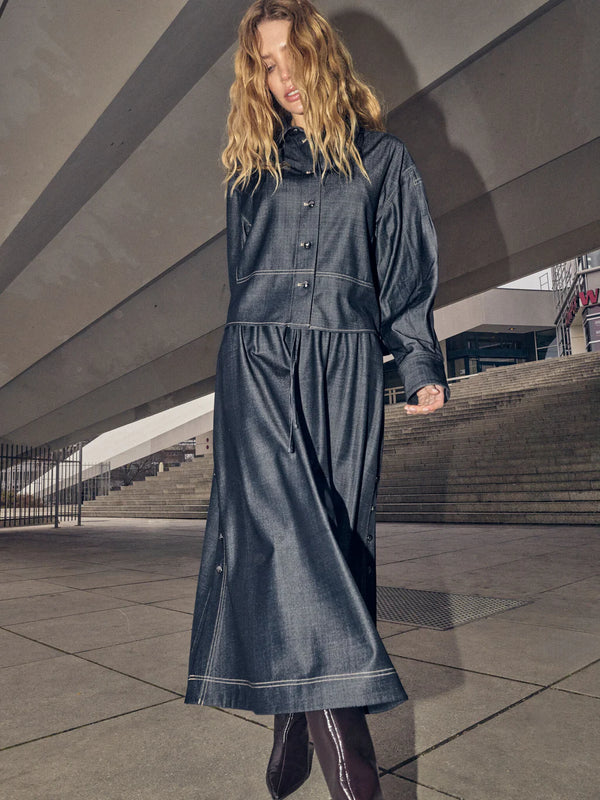 Mos Mosh Poy cilla skirt Black