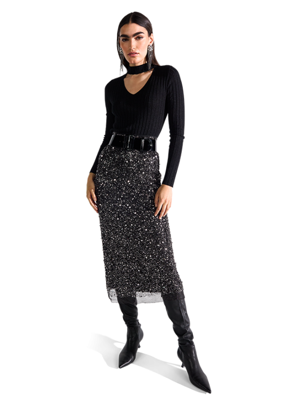 Riani 634480 Black patterned