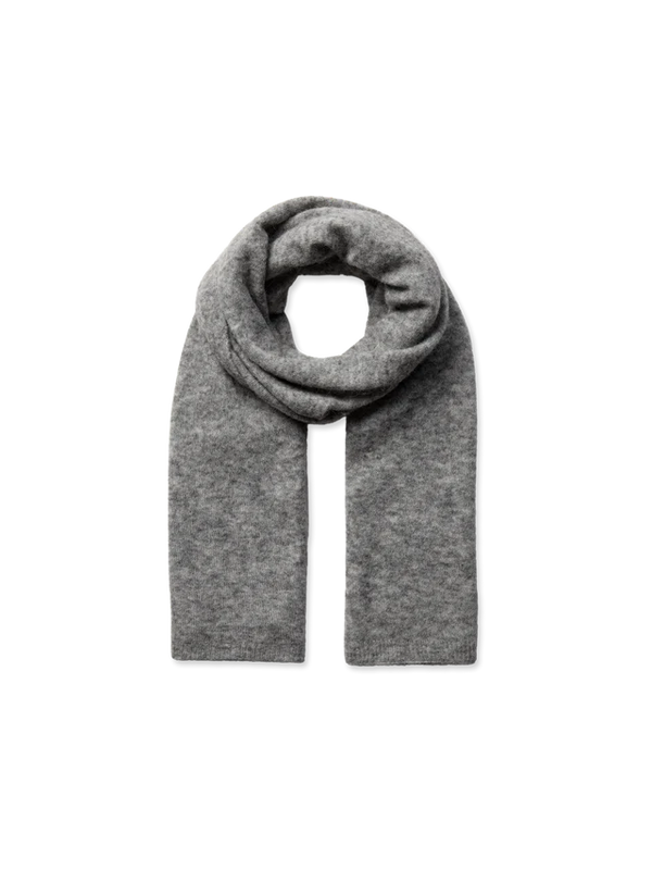 Mos Mosh Mape knit scarf Grey Melange