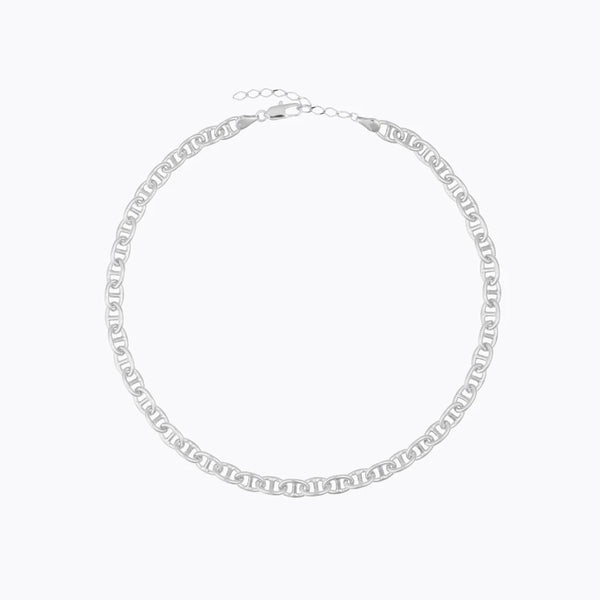 Caroline Svedbom Betty Chain Necklace Rhodium
