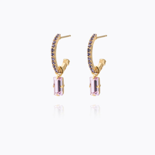 Caroline Svedbom Lucy earrings Gold violet/ Tanzanite