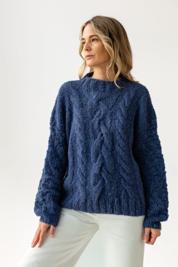 Michele and Hoven Killay Sweater Indigo