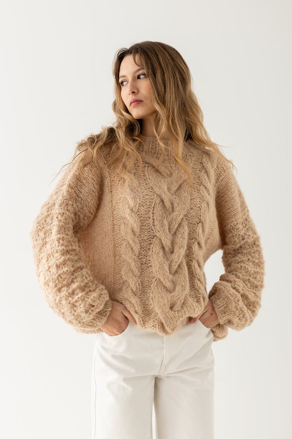 Michele and Hoven Killay Sweater Linen