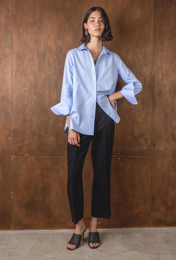 Vivere Sadie cropped kick flare Black