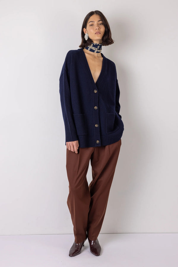Vivere Myrtle Long cardigan Navy