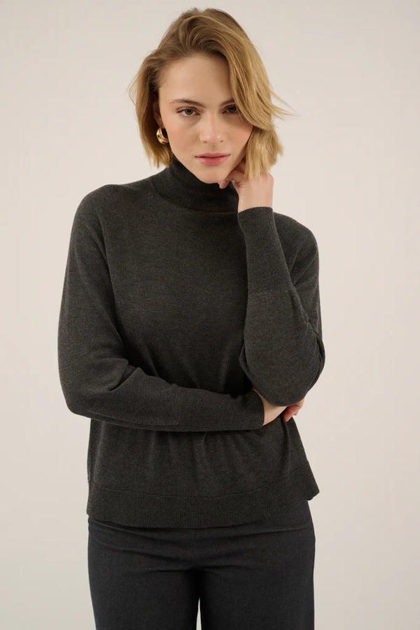 Oscar Cecile Top Shadow Grey