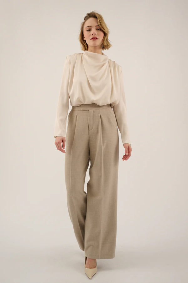 Oscar Grace Trousers Driftwood